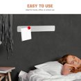 thumbnail image 3 of FOMIYES 3Pcs Multifunctional Frameless Metal Wall Display Strips with Adhesive for Memo and Photos, 3 of 8
