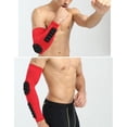 thumbnail image 5 of Honeycomb Crashproof Football Basketball Shooting Arm Sleeve Elbow Support T-mc, 5 of 5