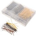 thumbnail image 4 of SHISUYAN 600Pcs Metal Head End Pin Jewelry Making Pin Metal Earring Necklace Flat Head Pin, 4 of 8