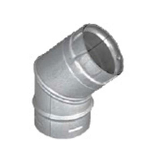 M & amp; G Duravent 4PVP-E45 4 Pouces Pelletvent Pro 45 Deg Coude Inoxydable