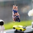 thumbnail image 2 of Cat Ornament Hanging Charm Festive Kitten Acrylic New D8, 2 of 8
