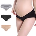 thumbnail image 2 of Liquidation 2025 sous-Vêtements Maternité Culottes Taille Basse en V Coton Grossesse Post-Partum Culottes, 2 of 9