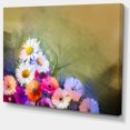 thumbnail image 2 of Fleurs de Tournesol Blanches et de Gerbera - Impression Artistique sur Toile Florale, 2 of 4