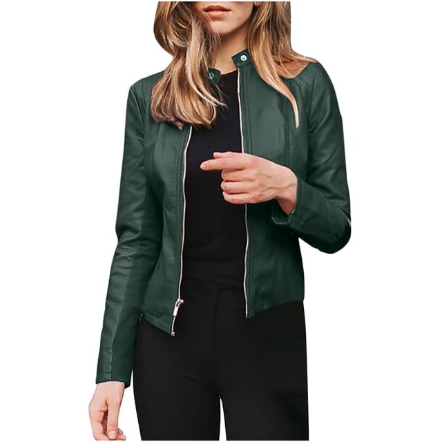 Mode Femmes Cardigan Court à Manches Longues Ouvert sur le devant Veste Courte Manteau Haut