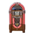 thumbnail image 4 of Arkrocket Taurus II Jukebox Lecteur de Disques Vinyles Bluetooth USB Lecteur SD CD Radio Rétro Plateau Tournant Classique Jukebox (Taurus II - Chêne Foncé), 4 of 5