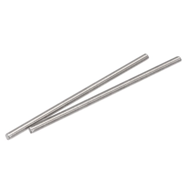 Unique Bargains M6 x 150 mm Tige Entièrement Filetée en Acier Inoxydable 304 Filets Main Droite Lot de 2