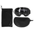 thumbnail image 1 of PE Coated Ski Goggles, Ski Goggles Large Spherical  Frameless Three  Layers No Shifting  For Skiing Black, 1 of 8