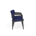 thumbnail image 4 of Lenox Steel Reception Waiting Room 3 Seats Chair / Charcoal Steel / Blue, 4 of 5