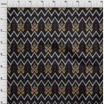 thumbnail image 3 of oneOone Georgette Viscose Fabric Paisley & Chevron Ikat Print Fabric BTY 42 Inch Wide, 3 of 4