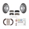 thumbnail image 1 of Transit Auto Rear Disc Coated Rotors Ceramic Pads Parking Brake Shoes and Hardware Kit for Car Mitsubishi Lancer Outlander KGC-103449, 1 of 11