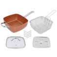 thumbnail image 1 of VIFERR Acier Inoxydable 4 pièces/Ensemble poêle à Frire antiadhésive Casserole multifonctionnelle Fournitures de Cuisine, 1 of 14