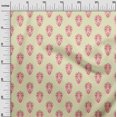 thumbnail image 2 of oneOone Cotton Flex Fabric Floral Block Print Fabric BTY 40 Inch Wide, 2 of 4