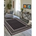 thumbnail image 2 of Jute Natura Black, Grey Polypropylene Rug 7'10" x 10'2", 2 of 7