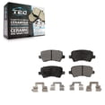 thumbnail image 1 of TEC Rear Ceramic Disc Brake Pads TEC-1307 for Car Volvo XC60 XC70 S60 Land Rover Range Evoque V60 S80 Cross Country LR2 V70, 1 of 10
