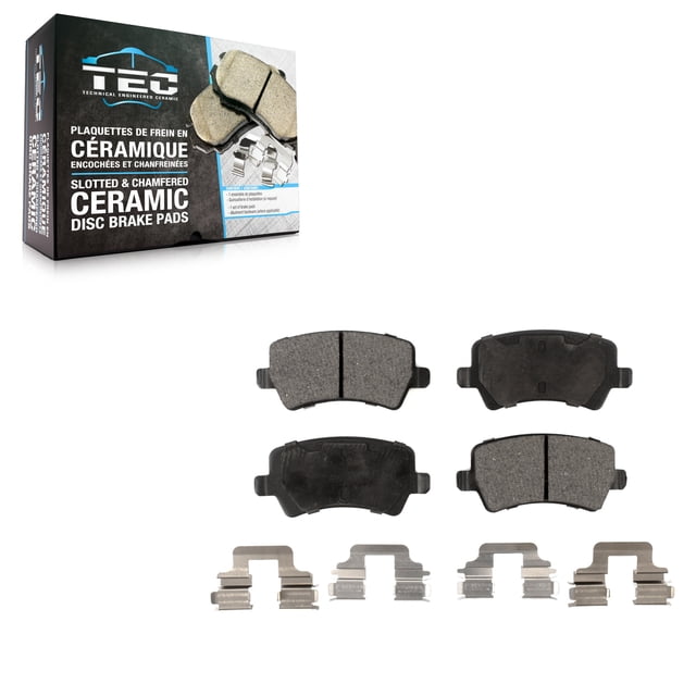 TEC Rear Ceramic Disc Brake Pads TEC-1307 for Car Volvo XC60 XC70 S60 Land Rover Range Evoque V60 S80 Cross Country LR2 V70