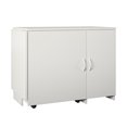thumbnail image 1 of Bureau de bricolage pivotant Arleta d’Ameriwood Home, blanc, 1 of 9
