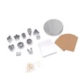 thumbnail image 1 of Clay Cutters, DIY Handcraft Fine Workmanship 127pcs Wide Applicability  Clay Earring Kit Incisive Blade With Iron Box For Earring Making, 1 of 8