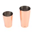 thumbnail image 2 of Shaker à Cocktail, Finition Satinée Inaltérable Largement Utilisé en Acier Inoxydable 304 2 Sections Mélangeur Anti-Humidité pour Barbecues Miroir avec Fond Tasse, Plaqué Or avec Fond, 2 of 8