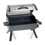 Martin Grille à gaz propane portable - 14000 BTU Table BBQ avec grille de porcelaine, jambes pliantes et pan de graisse