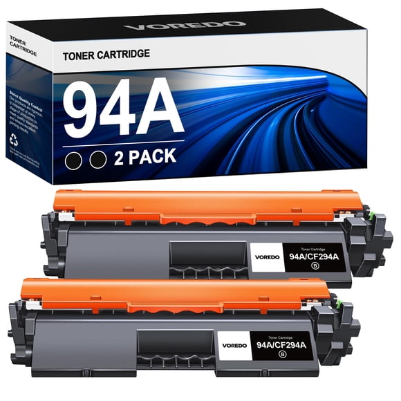 VOREDO Toner Cartridge Replacement for HP 94A CF294A 94X CF294X Work for Laserjet Pro MFP M118dw M148dw M148fdw M149fdw M148 M118 M149 Printer (Black 2 Pack)