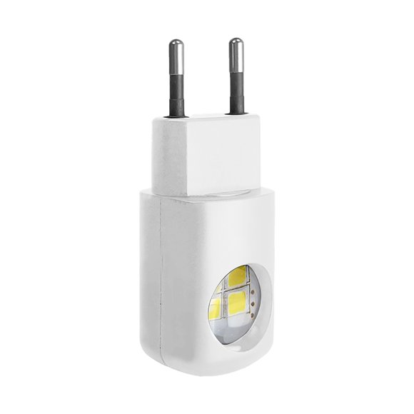 Wmqpnns New Trending Wall Mounted Plug in Night Light with Automatic and 360 Adjustable Soft White Led Lighting for Bedroom Bathroom Hallway Stairs Todays Deals Clearance Sale