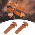 thumbnail image 3 of Embout de Queue de Violon, 2 Pcs Embout de Queue de Violon en Bois de Jujube Accessoires d'Instrument de Musique, 3 of 6