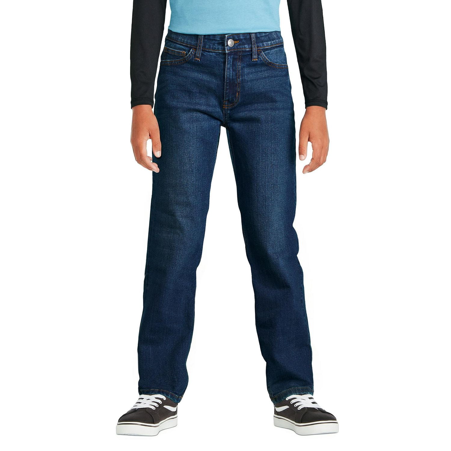 Pantalon à jambe droite en denim George pour garçons