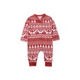 thumbnail image 3 of Pyjamas de Noël Parent-Enfant, Haut et Pantalon Flocon de Neige Arbre Élan, 3 of 10