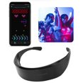 thumbnail image 1 of Light Glasses,Black LED Glowing Glasses Intelligent Glasses Rechargeable Glasses Class Leading Features, 1 of 7