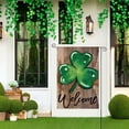 thumbnail image 5 of St. Patricks Day St. Patrick's Day Garden Flag Four Leaves, 5 of 5