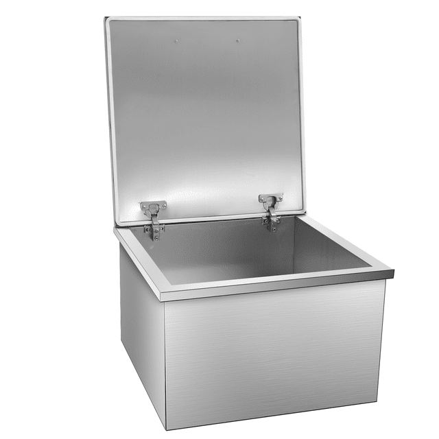 EDTara Commercial Drop-In Ice Chest, Stainless Steel Bin for Outdoor Ice Bar and Cold Beverage Storage