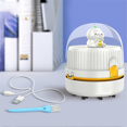 thumbnail image 2 of Desk Vacuum Cleaner Handheld Tabletop Vacuum Cleaner with Night Light Cordless USB Rechargeable Vacuum Blue, 2 of 6