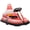 Pink, variant on Aosom 6V 360° Rotation Kids Bumper Car w/ Music, Horn and Lights Red
