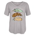 thumbnail image 4 of Pompotops Chemises Mode Décontractée pour Femmes, Manches Courtes, Tee-Shirt Ample, 4 of 4