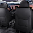 thumbnail image 3 of Maidao Car Seat Covers for BMW for X3 2003-2017 5 Seats Leather Waterproof Front Rear Cushion Protector Full Set Black, 3 of 7