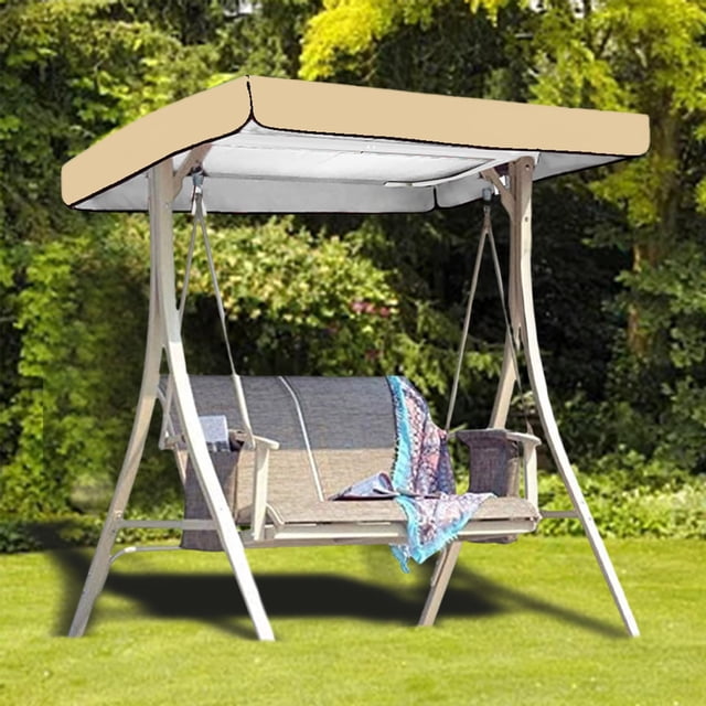 Durable Replacement Shade Cover for Outdoor Swing Sets and Garden Patio Furniture Rainproof Protective