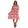 thumbnail image 1 of Moomaya Caftan Court pour Femmes, Robe de Nuit de Couverture, Robe Caftan, Manches Kimono, Tenue de Plage, 1 of 6