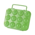 thumbnail image 4 of GROWTH TANK Porte-Oeufs de Camping Compact Boîte de Rangement pour Oeufs à 12 Compartiments pour Pique-Nique Randonnée VR Vert, 4 of 9