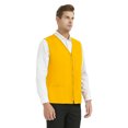 thumbnail image 4 of TOPTIE Adult Volunteer Work Vest Event Supermarket Apron Vests - Yellow, 4 of 8