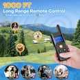 thumbnail image 3 of Dogs Training Collar Dog - Dog Shock Collar with Remote IP68 Waterproof for Small Medium Large (15 - 100 lbs)- 3 Safe Training Modes, 2600 Ft Rechargeable Romote Dog Collars, 3 of 9