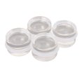 thumbnail image 4 of 4pcs Door Stopper Plastic Acrylic Transparent Round Shaped Non Drilling for Living Room Bathroom, 4 of 14