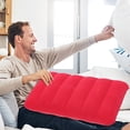 thumbnail image 3 of Inflatable Travel Pillow for Camping & Office Naps, Portable Inflatable Nap Pillow with Soft Velvety Fabric, Compact Design for Easy Storage & Transport, 3 of 3