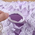thumbnail image 2 of String pour Hommes sous-Vêtements Aguichant Aguichant Culottes en Dentelle pour Hommes Fessier Ouvert Bas G-string String sous-Vêtements Culottes, 2 of 6