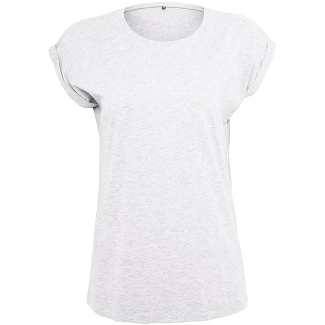 Build Your Brand T-Shirt à Épaules Prolongées pour Femmes