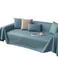 thumbnail image 1 of Couch Cover Sofa Cover Simple Solid ColorSectional Sofa Slipcover Wear-resistant Anti-slip Cushion, 1 of 7