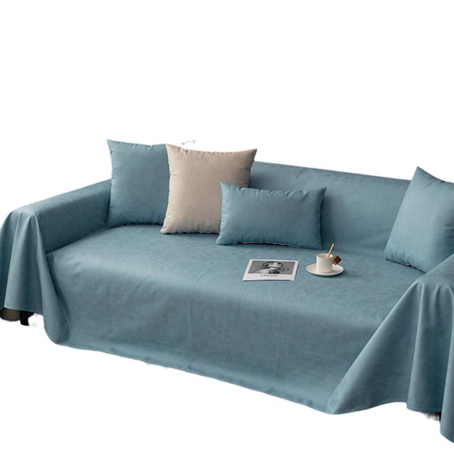 Couch Cover Sofa Cover Simple Solid ColorSectional Sofa Slipcover Wear-resistant Anti-slip Cushion