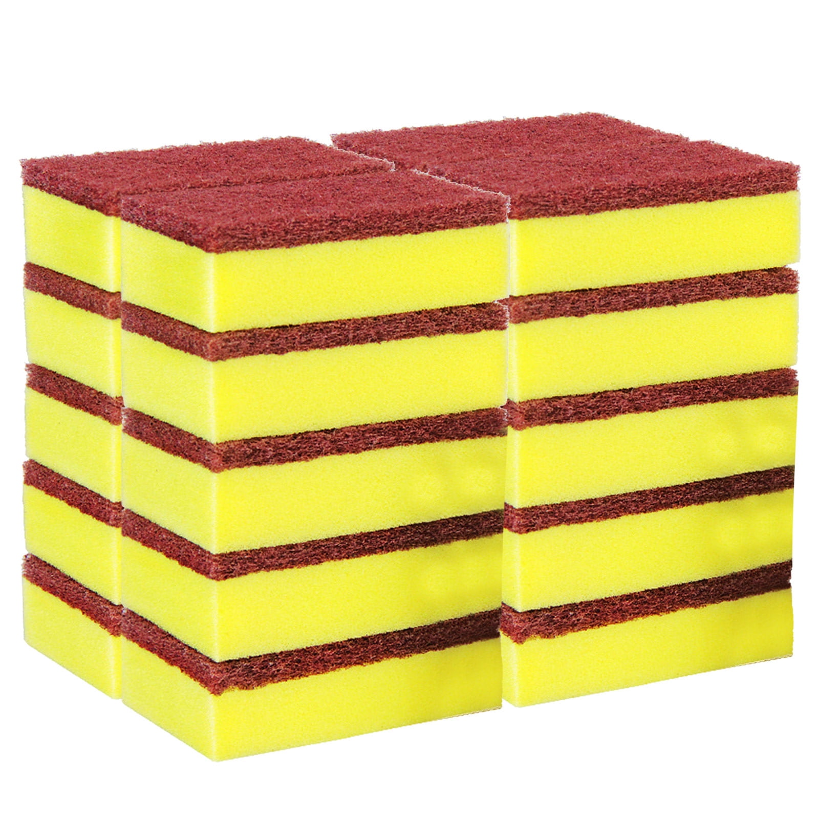 EGNMCR Sponges for Dishes Nylon Emery Sponge For Kitchen Cleaning, Dishwashing, Sponge Cleaning, Dishwashing, Dishwashing, Dishwashing, Pot Washing, Dishwashing 1/5/10/20pc Dishwashing sponge