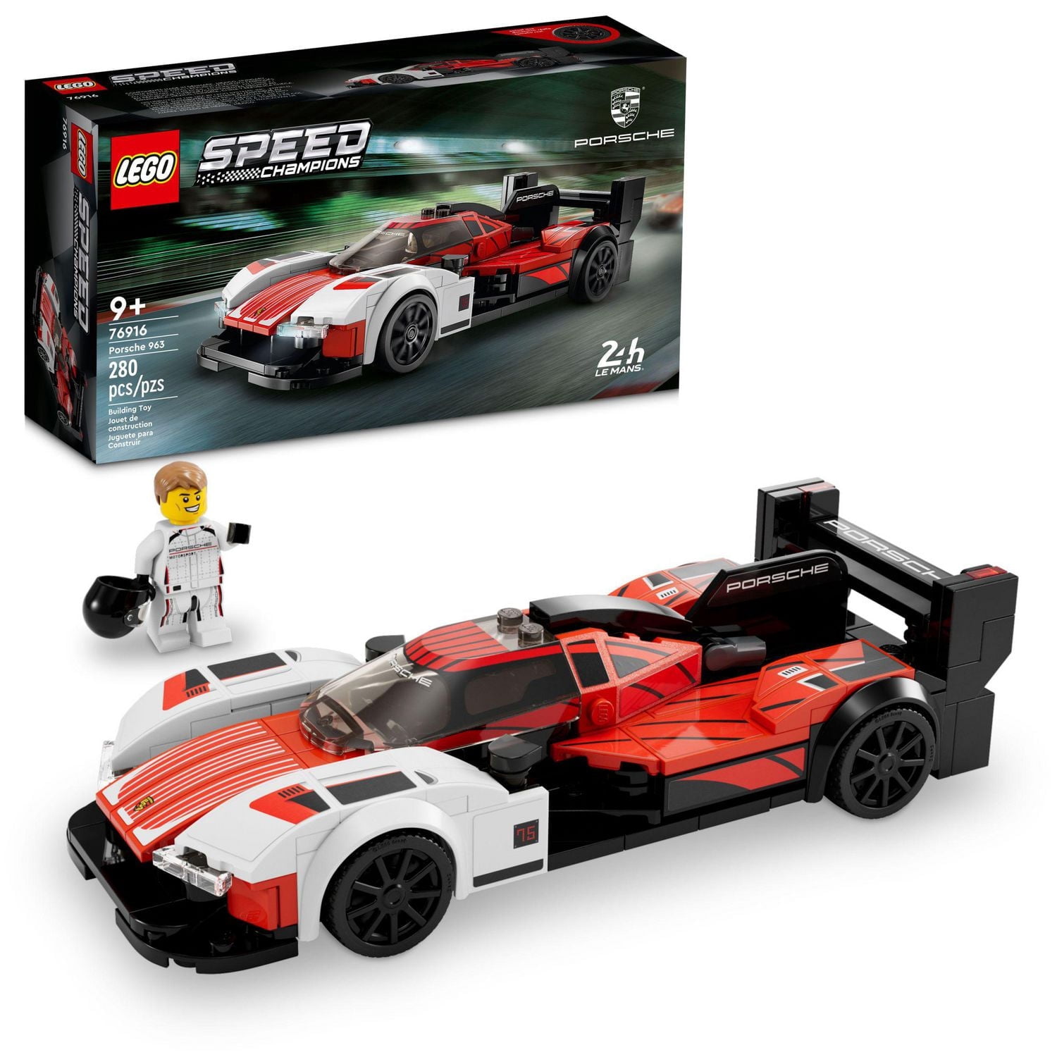 LEGO Speed Champions Porsche 963 76916 Ensemble de construction (280 pièces)