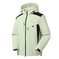 thumbnail image 1 of Dvkptbk Vestes à Capuche Veste pour Femme Manteau Chaud Imperméables Coupe-Vent Veste de Pluie à Capuche Coupe-Vent Extérieur Imperméable à Capuche Veste en Liquidation, 1 of 2