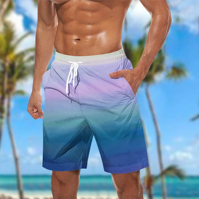 Weiqiqre Mens Athletic Shorts Swim Trunks Quick Dry Swim Shorts Bathing Suits with Pockets